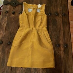 Mauve for Anthropology, silk/wool dress without cutouts. Size 0